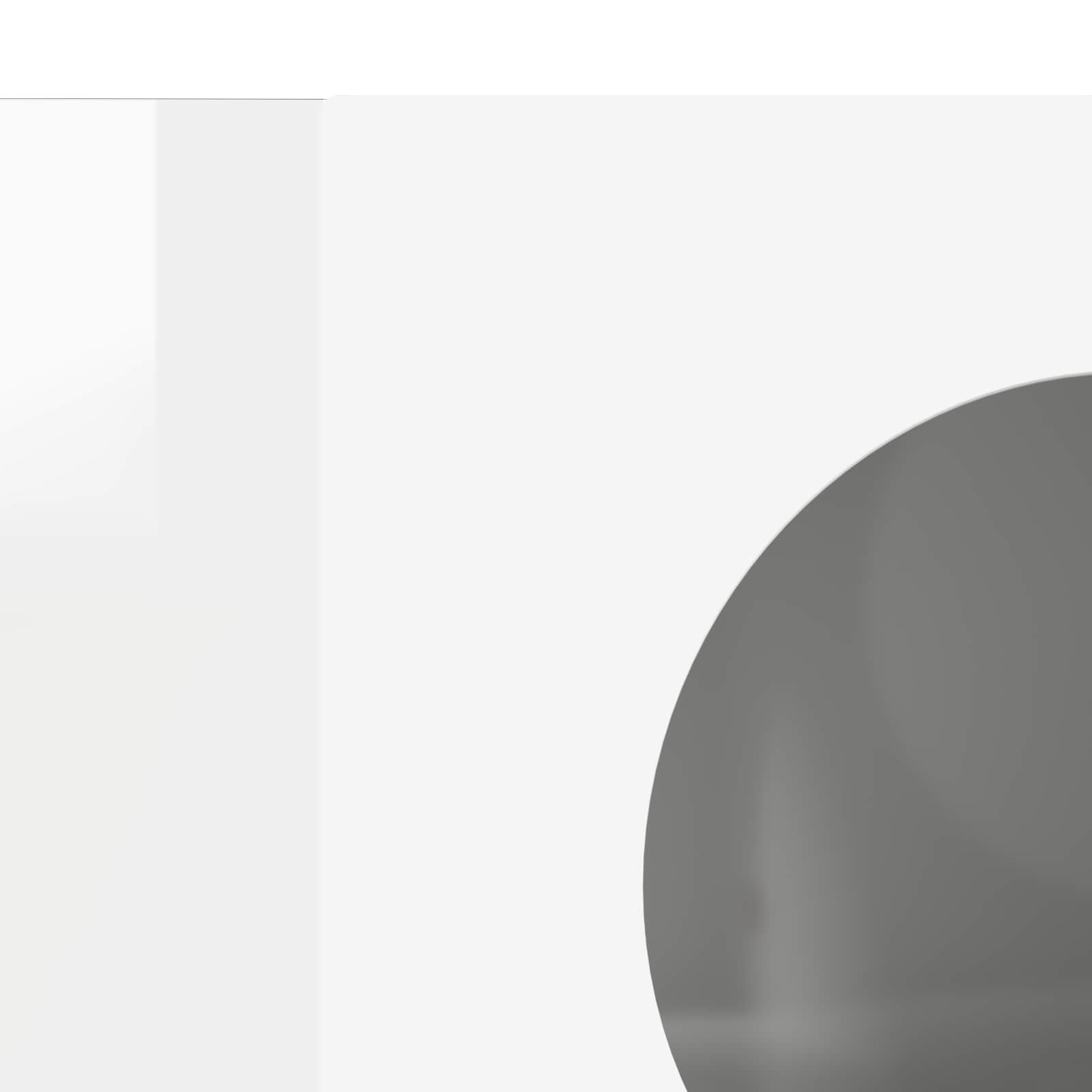 Credenza Bianco Lucido 40 x 35 x 100.5 cm Legno multistrato 891308