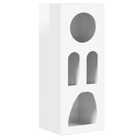 Credenza Bianco Lucido 40 x 35 x 100.5 cm Legno multistrato 891308