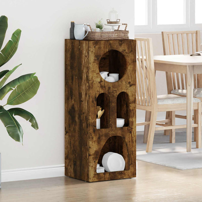 Credenza Rovere fumé 40 x 35 x 100.5 cm Legno multistrato 891309