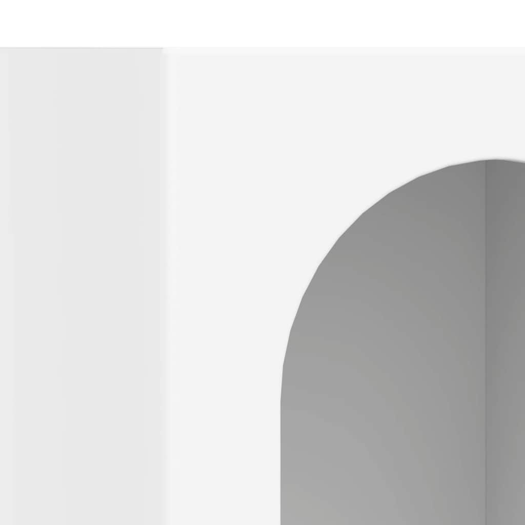 Credenza Bianco 59 x 35 x 80.5 cm Legno multistrato 891314