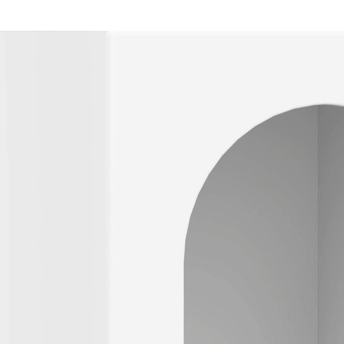 Credenza Bianco 59 x 35 x 80.5 cm Legno multistrato 891314