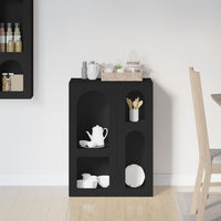 Credenza Nero 59 x 35 x 80.5 cm Legno multistrato 891315
