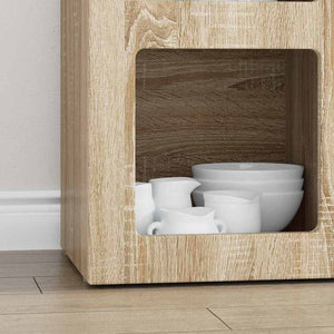 Credenza Rovere Sonoma 59 x 35 x 80.5 cm Legno multistrato 891316