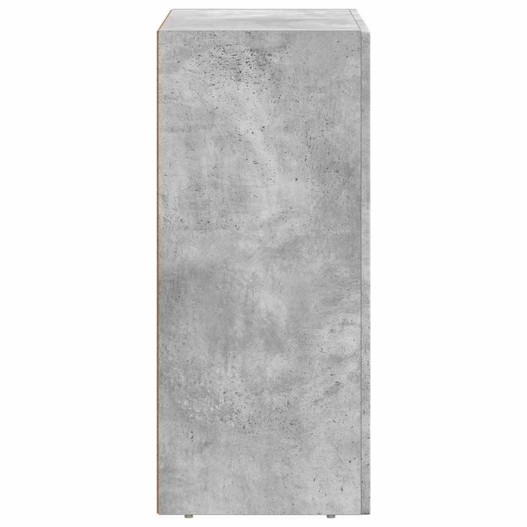 Credenza Grigio cemento 59 x 35 x 80.5 cm Legno multistrato 891317
