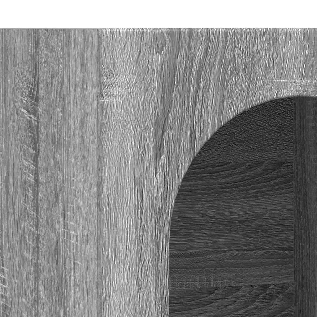 Credenza Grigio Sonoma 59 x 35 x 80.5 cm Legno multistrato 891320