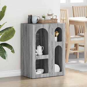 Credenza Grigio Sonoma 59 x 35 x 80.5 cm Legno multistrato 891320