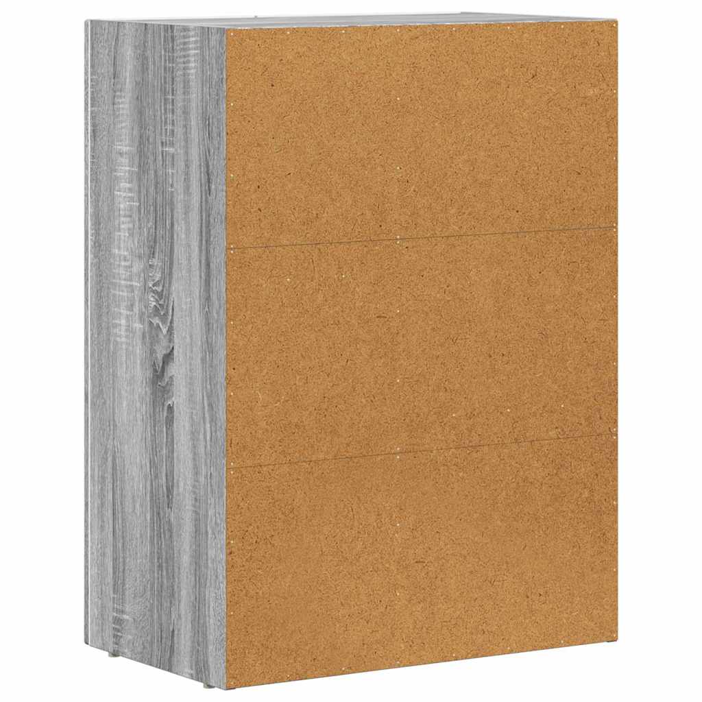 Credenza Grigio Sonoma 59 x 35 x 80.5 cm Legno multistrato 891320