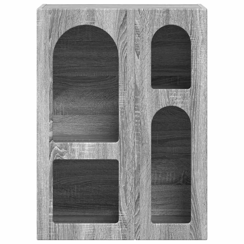 Credenza Grigio Sonoma 59 x 35 x 80.5 cm Legno multistrato 891320