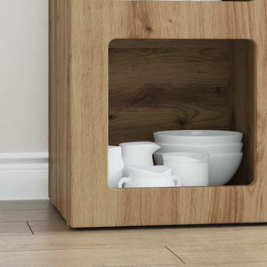 Credenza Rovere artigianale 59 x 35 x 80.5 cm Legno multistrato 891323