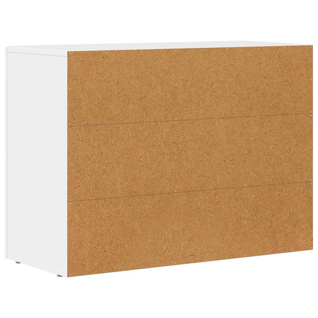 Credenza Bianco 80.5 x 35 x 59 cm Legno multistrato 891324