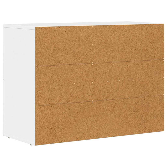 Credenza Bianco 80.5 x 35 x 59 cm Legno multistrato 891324