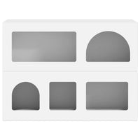 Credenza Bianco 80.5 x 35 x 59 cm Legno multistrato 891324