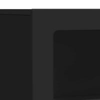 Credenza Nero 80.5 x 35 x 59 cm Legno multistrato 891325