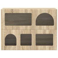 Credenza Rovere Sonoma 80.5 x 35 x 59 cm Legno multistrato 891326