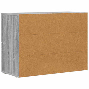 Credenza Grigio Sonoma 80.5 x 35 x 59 cm Legno multistrato 891330