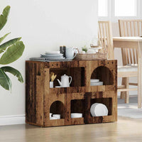 Credenza-Buffet-Armadio da cucina Legno vecchio 80.5 x 35 x 59 cm Legno multistrato