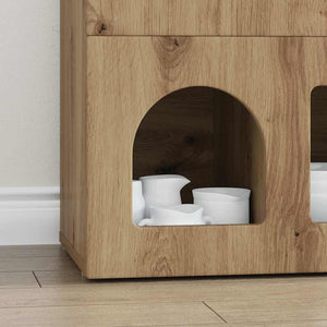 Credenza Rovere artigianale 80.5 x 35 x 59 cm Legno multistrato 891333