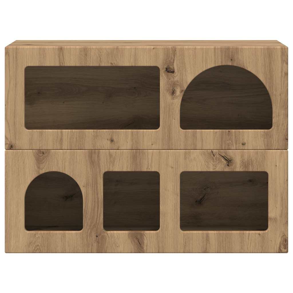 Credenza Rovere artigianale 80.5 x 35 x 59 cm Legno multistrato 891333