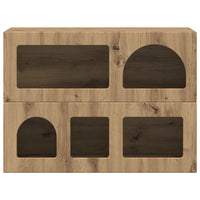 Credenza Rovere artigianale 80.5 x 35 x 59 cm Legno multistrato 891333