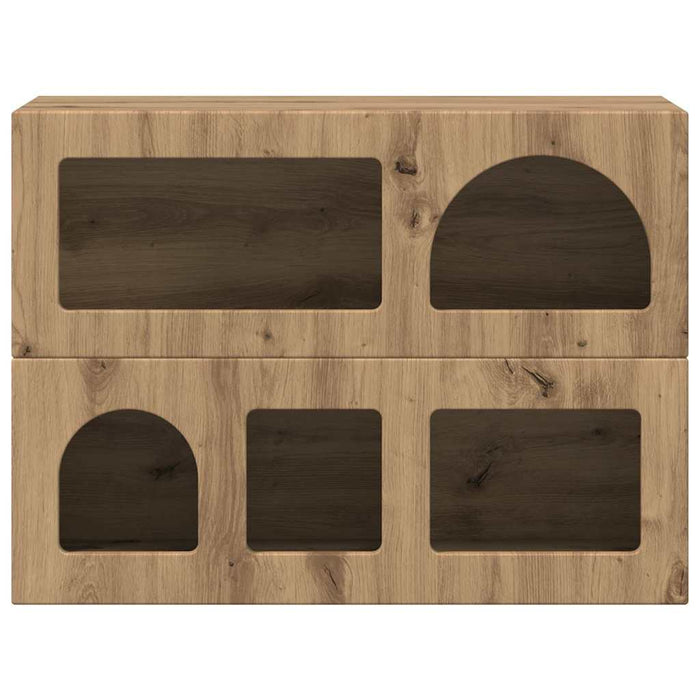 Credenza Rovere artigianale 80.5 x 35 x 59 cm Legno multistrato 891333