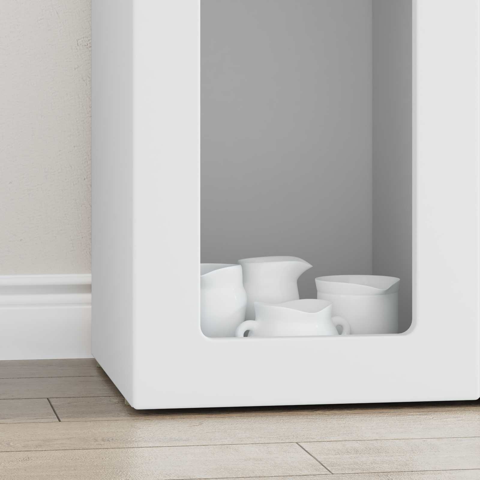 Credenza Bianco 59 x 35 x 100,5 cm Legno multistrato 891334