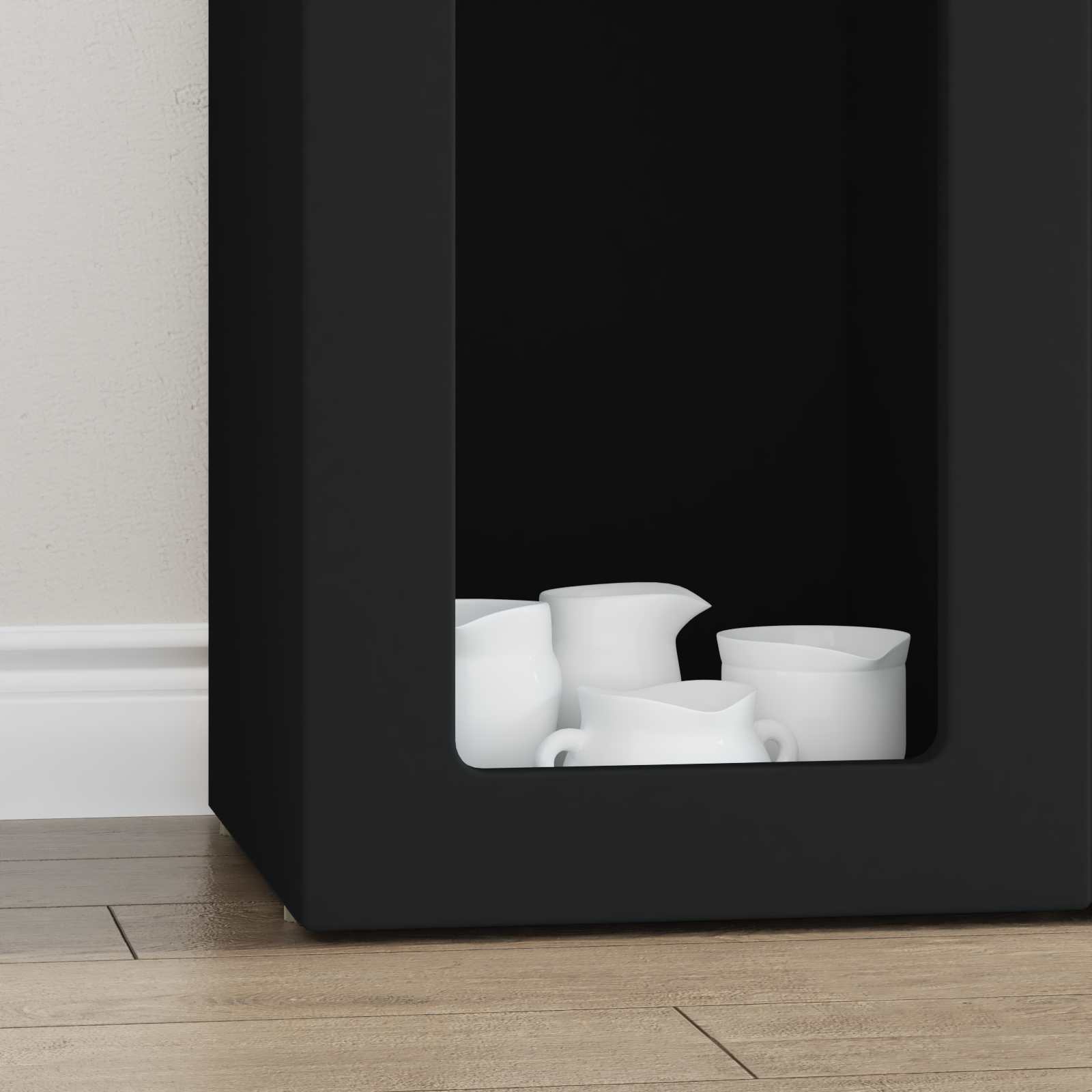 Credenza Nero 59 x 35 x 100,5 cm Legno multistrato 891335