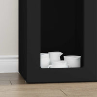 Credenza Nero 59 x 35 x 100,5 cm Legno multistrato 891335