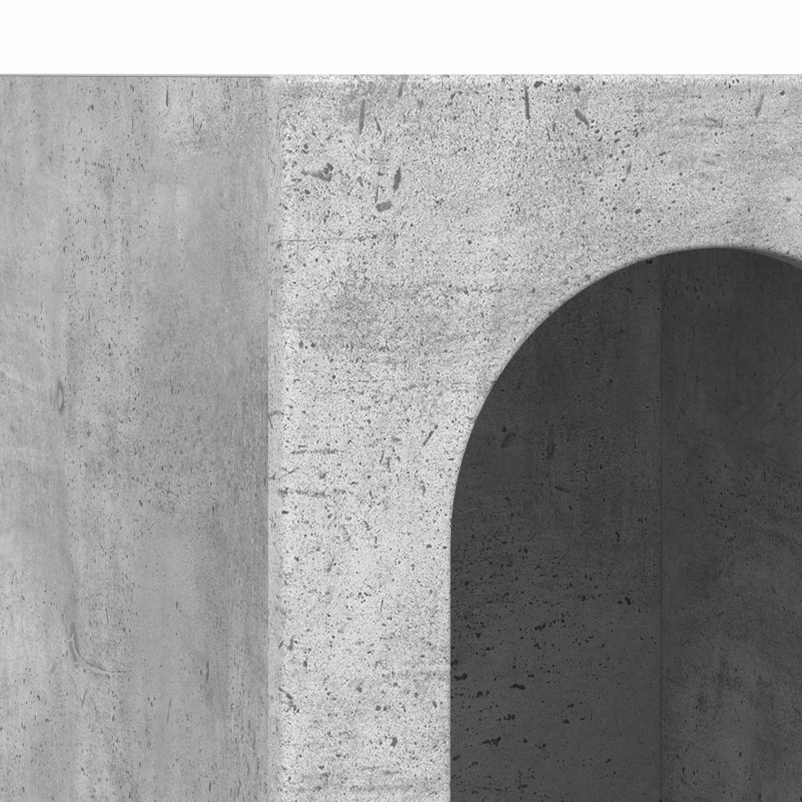 Credenza Grigio cemento 59 x 35 x 100,5 cm Legno multistrato 891337