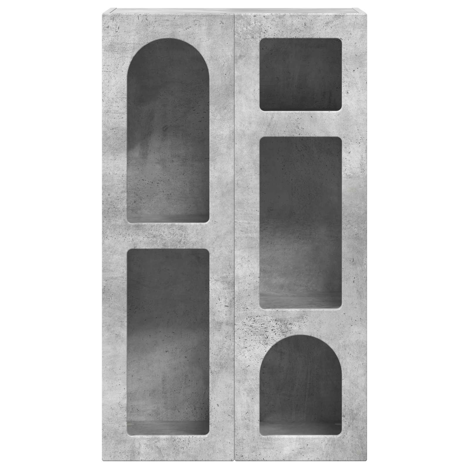 Credenza Grigio cemento 59 x 35 x 100,5 cm Legno multistrato 891337