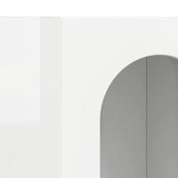 Credenza Bianco Lucido 59 x 35 x 100,5 cm Legno multistrato 891338