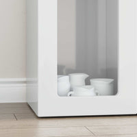 Credenza Bianco Lucido 59 x 35 x 100,5 cm Legno multistrato 891338