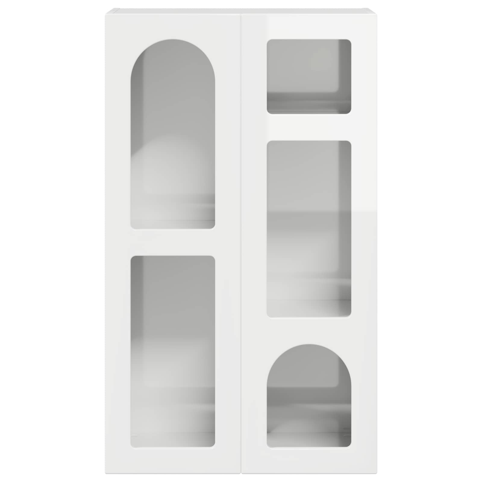 Credenza Bianco Lucido 59 x 35 x 100,5 cm Legno multistrato 891338