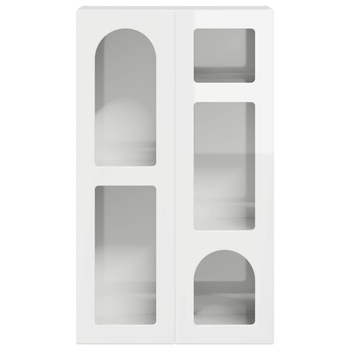 Credenza Bianco Lucido 59 x 35 x 100,5 cm Legno multistrato 891338