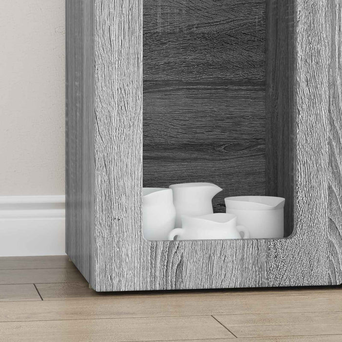 Credenza Grigio Sonoma 59 x 35 x 100,5 cm Legno multistrato 891340