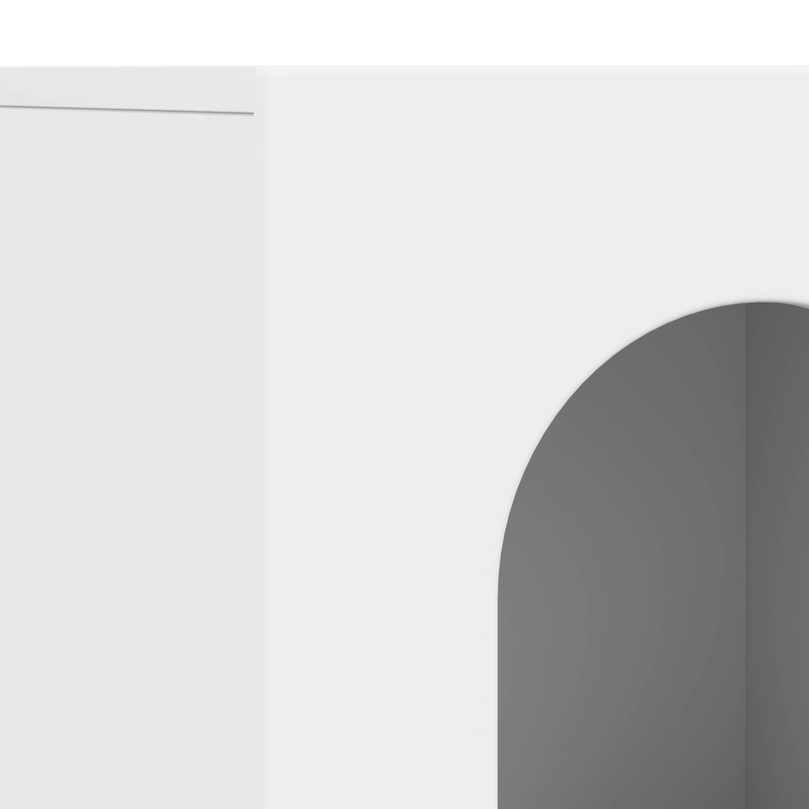 Credenza Bianco 100 x 35 x 59 cm Legno multistrato 891344