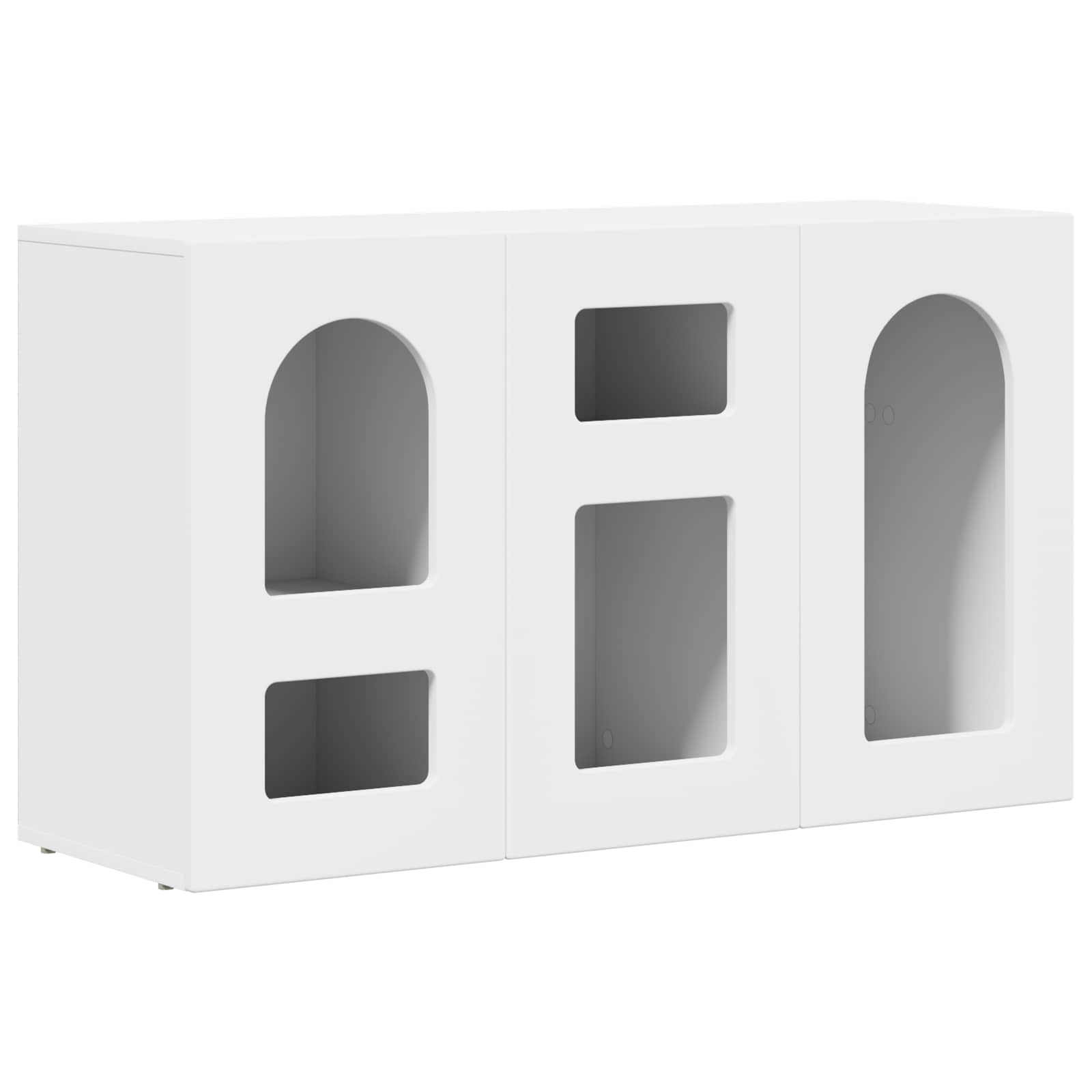 Credenza Bianco 100 x 35 x 59 cm Legno multistrato 891344