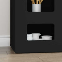 Credenza Nero 100 x 35 x 59 cm Legno multistrato 891345