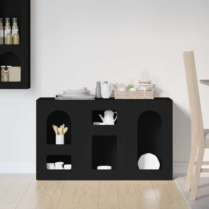 Credenza Nero 100 x 35 x 59 cm Legno multistrato 891345