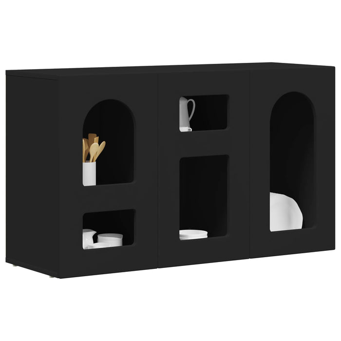 Credenza Nero 100 x 35 x 59 cm Legno multistrato 891345