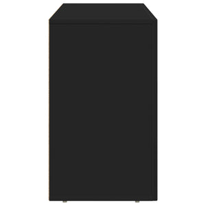 Credenza-Buffet-Armadio da cucina Nero 100 x 35 x 59 cm Legno multistrato