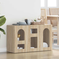 Credenza Rovere Sonoma 100 x 35 x 59 cm Legno multistrato 891346