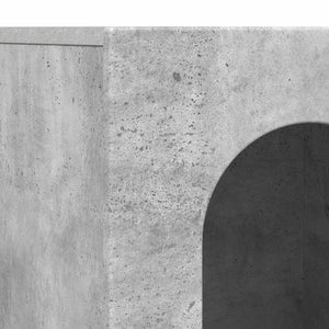 Credenza Grigio cemento 100 x 35 x 59 cm Legno multistrato 891347