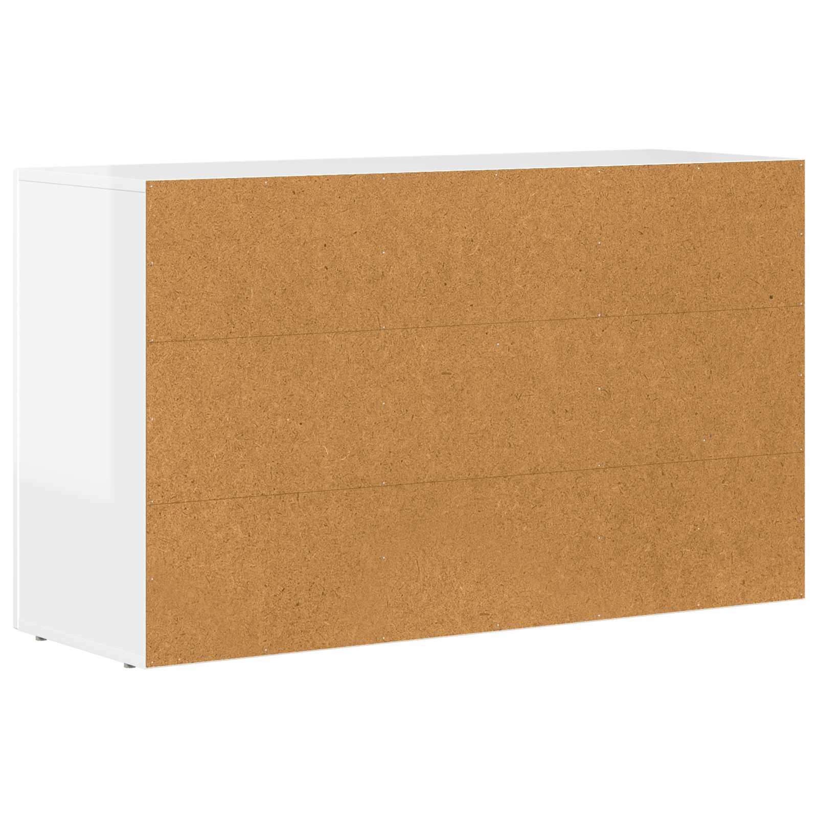 Credenza Bianco Lucido 100 x 35 x 59 cm Legno multistrato 891348