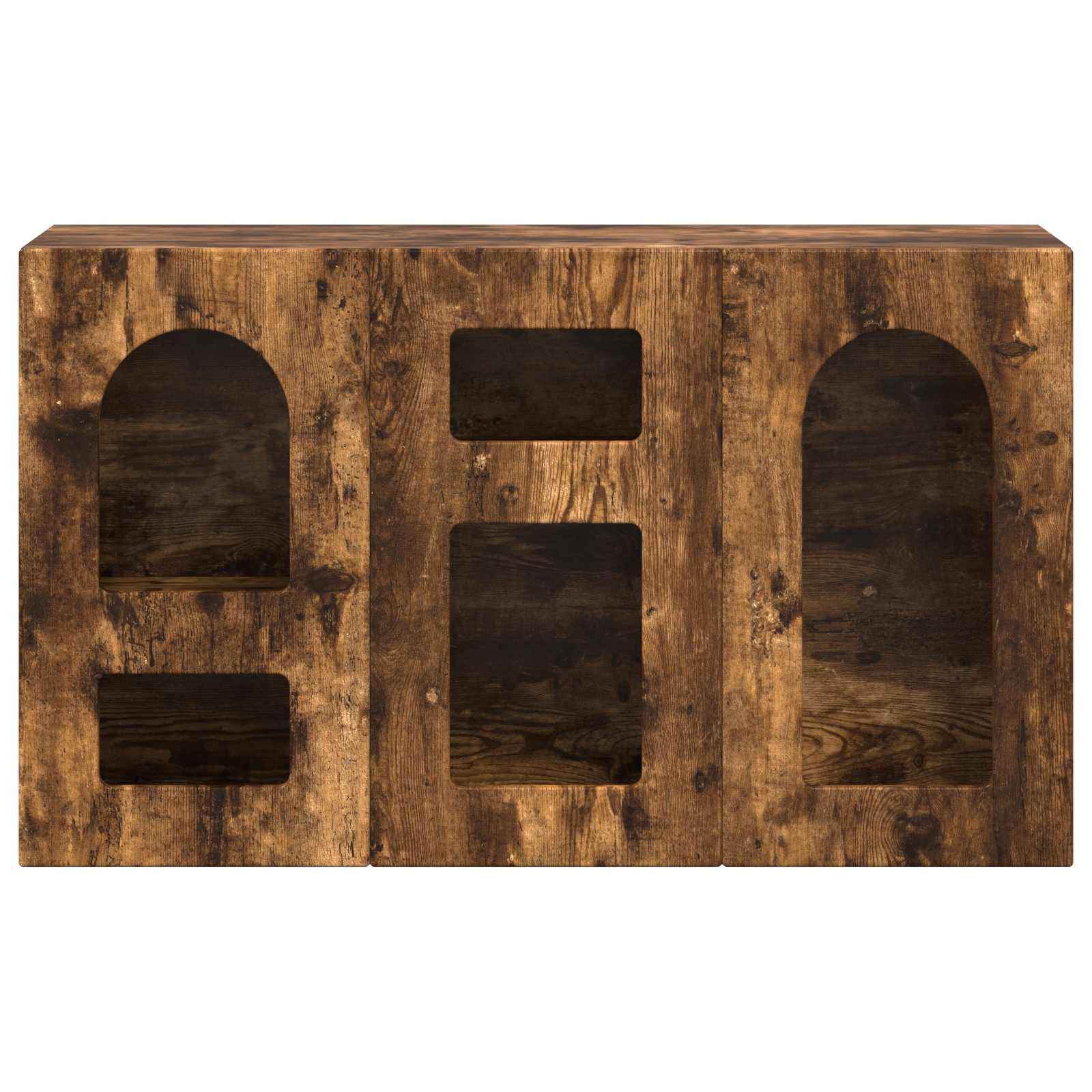 Credenza Rovere fumé 100 x 35 x 59 cm Legno multistrato 891349