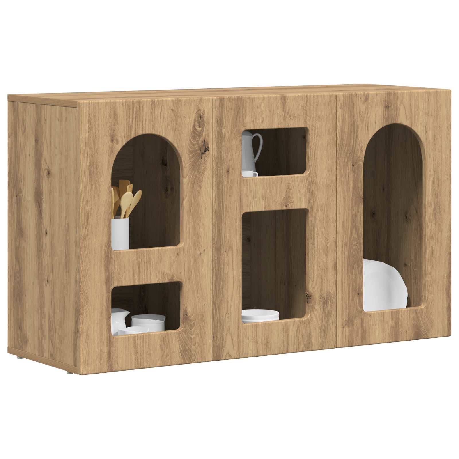 Credenza Rovere artigianale 100 x 35 x 59 cm Legno multistrato 891353