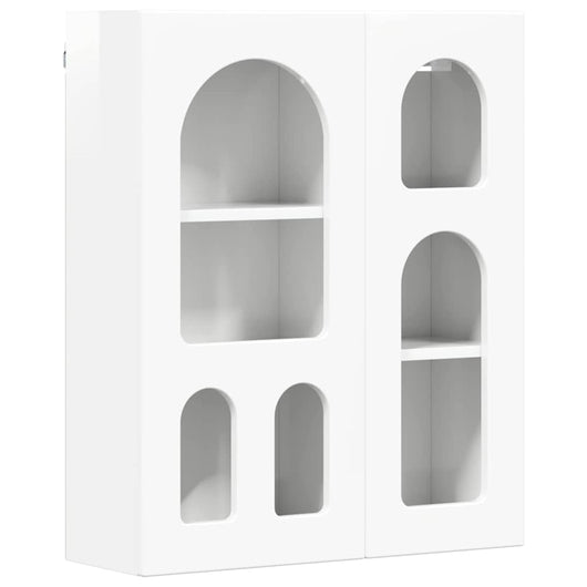 Armadio pensile con lo scaffale Bianco Lucido 59 x 20 x 71.5 cm 891358