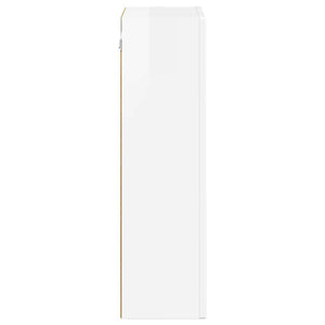 Armadio pensile con lo scaffale Bianco Lucido 59 x 20 x 71.5 cm 891358