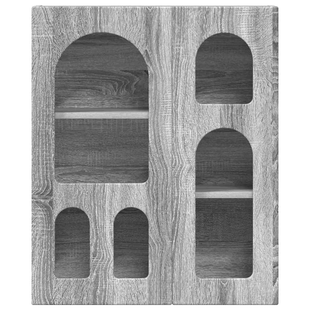 Armadio pensile con lo scaffale Grigio Sonoma 59 x 20 x 71.5 cm 891360