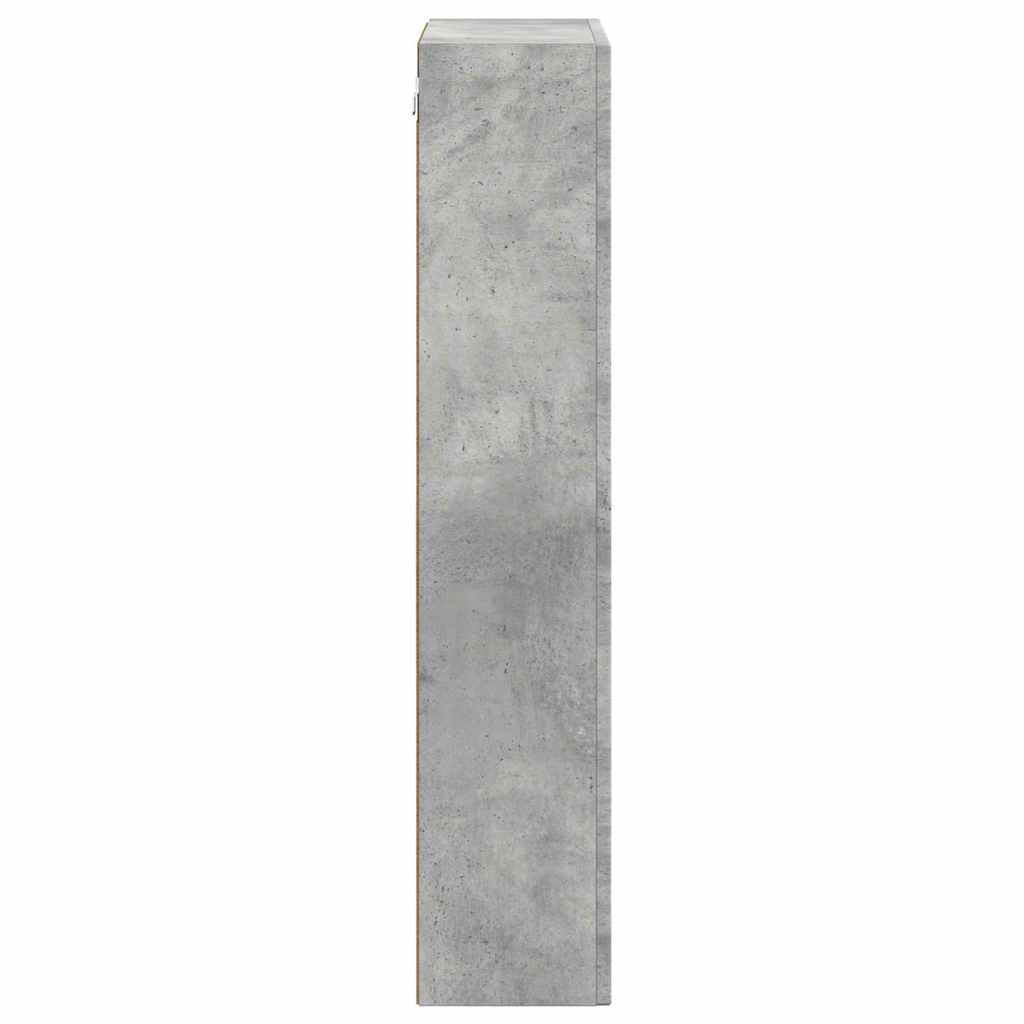 Armadio pensile con lo scaffale Grigio cemento 59 x 20 x 100 cm 891367