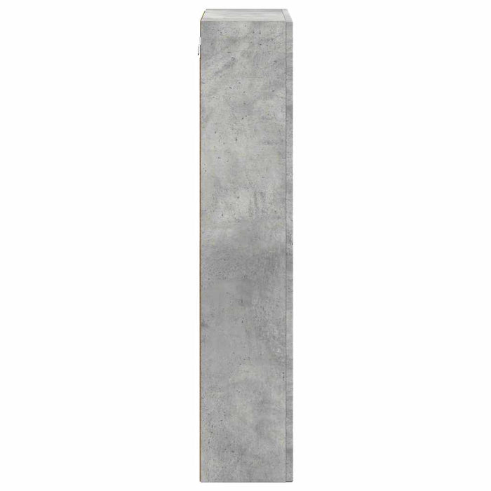 Armadio pensile con lo scaffale Grigio cemento 59 x 20 x 100 cm 891367